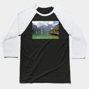Lake Braies Baseball T-Shirt